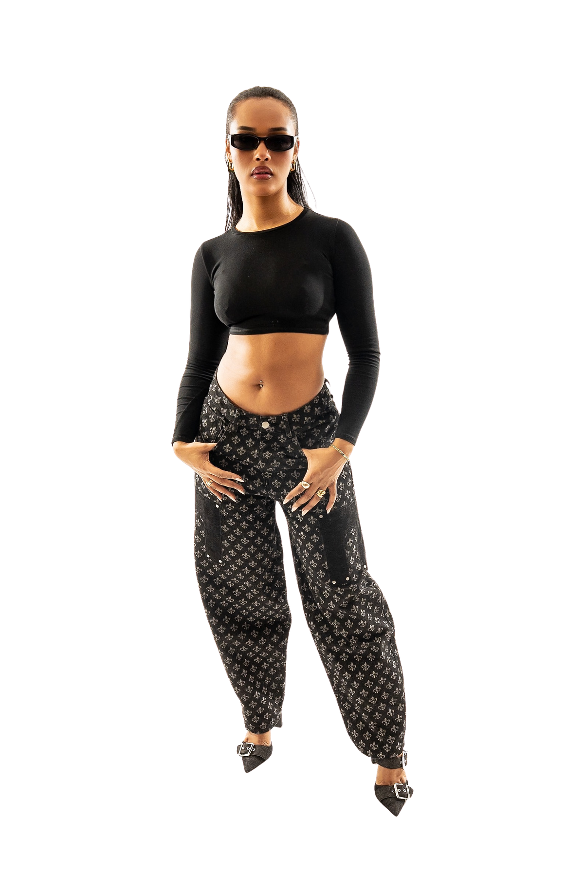 Pantalon en denim jacquard – ARCS ALAFRENCH